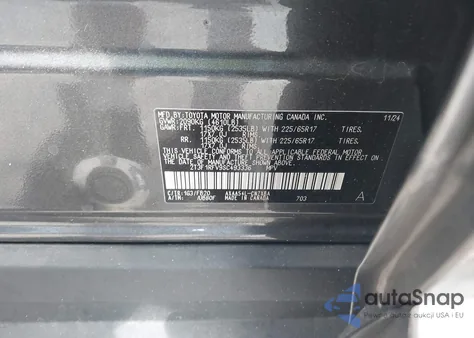 2025 Toyota Rav4 Le z USA, uszkodzony, nr VIN 2T3F1RFV9SC493336